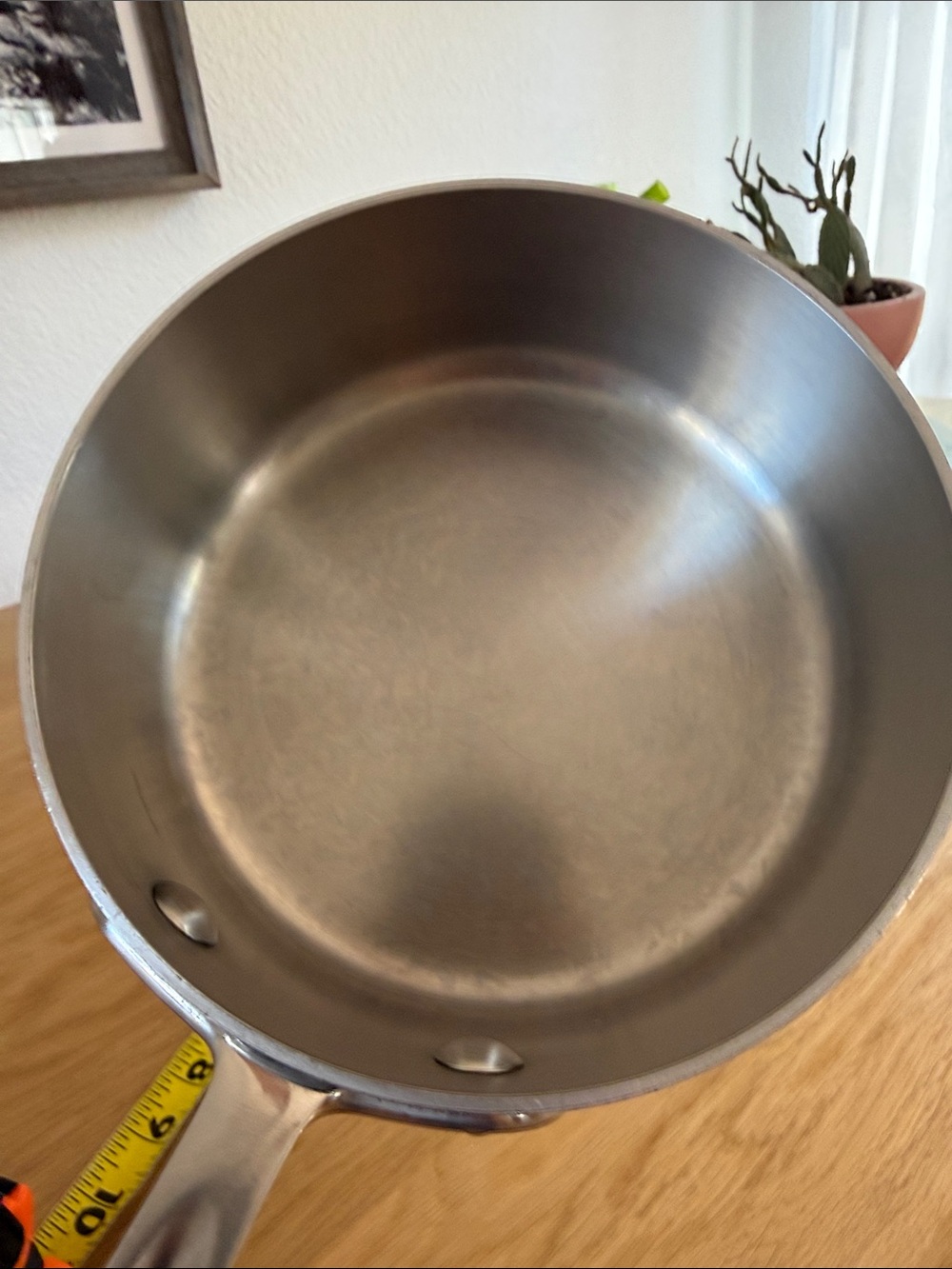 ALL CLAD Small Stainless Steel Saucepan // Pot - Picture 6 of 7